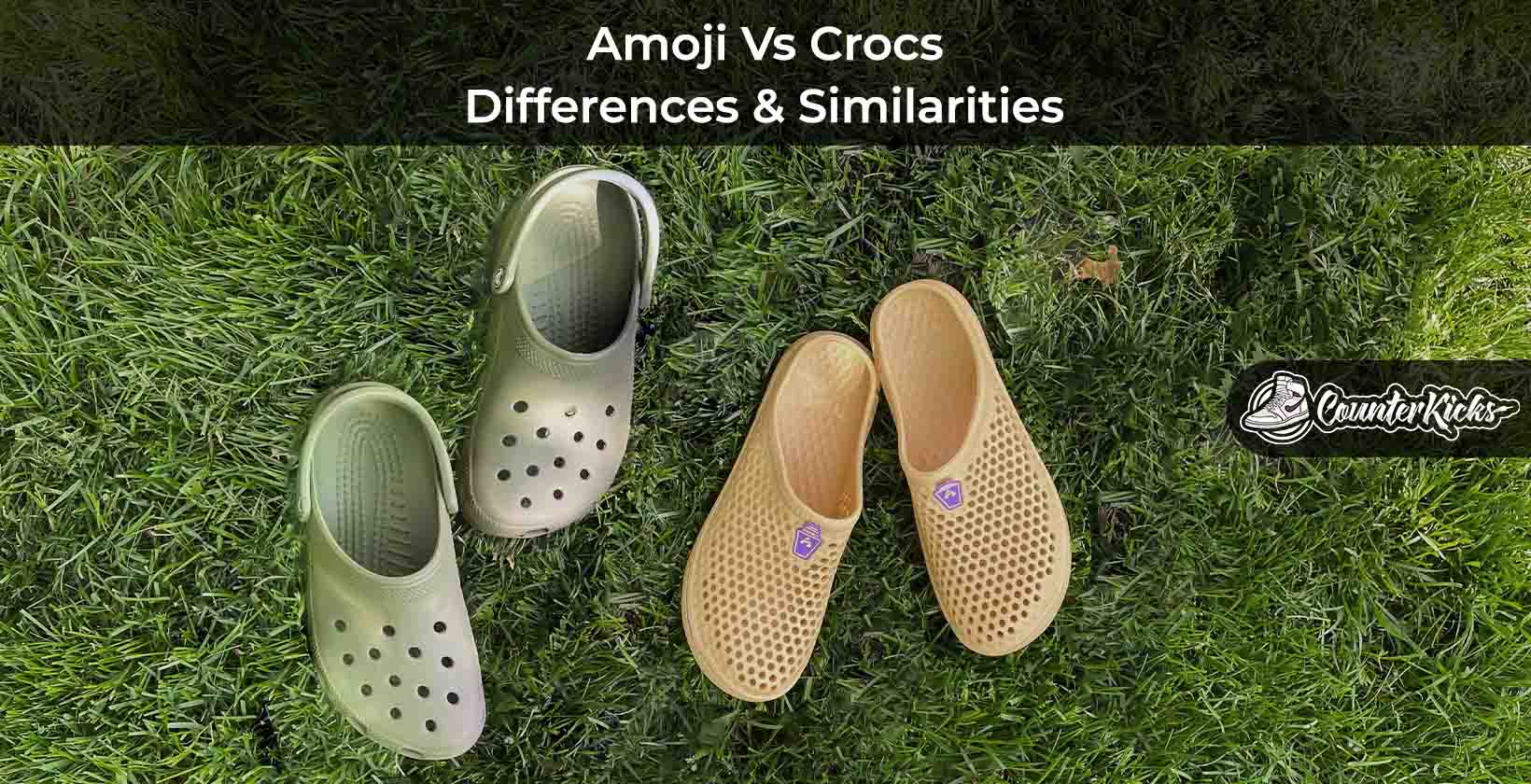 Amoji Vs Crocs CounterKicks